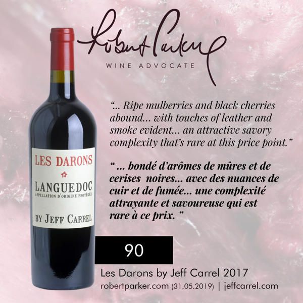 Robert Parker note Les Darons 2017