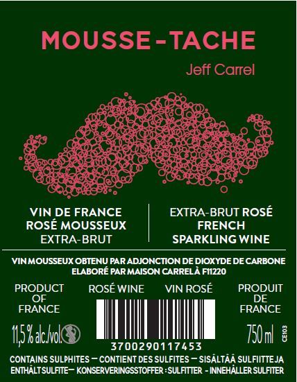 Etiquette les mamettes by jeff carrel blanc