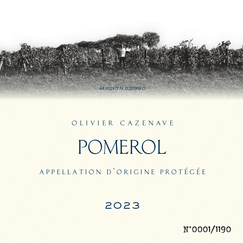 POINT DE VUE vin blanc by Jeff Carrel Etiquette