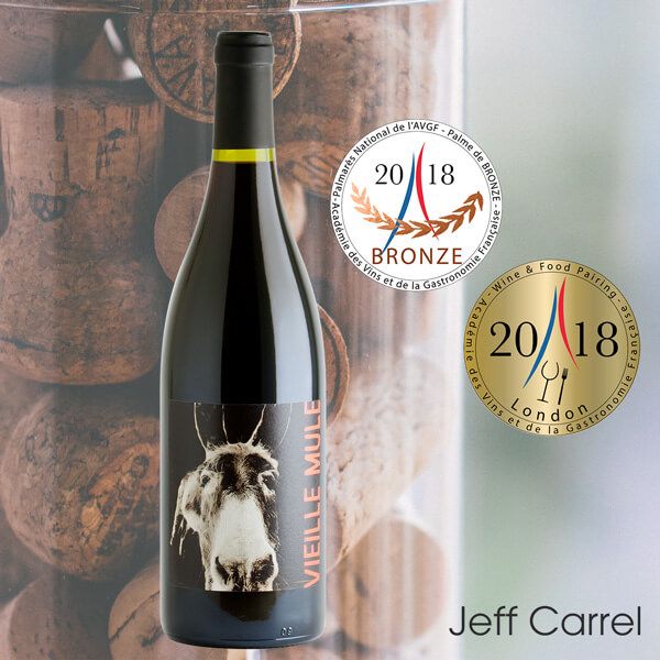 Vieille Mule 2017 récompensés Académie des Vins et de la Gastronomie Française Médaille de Bronze