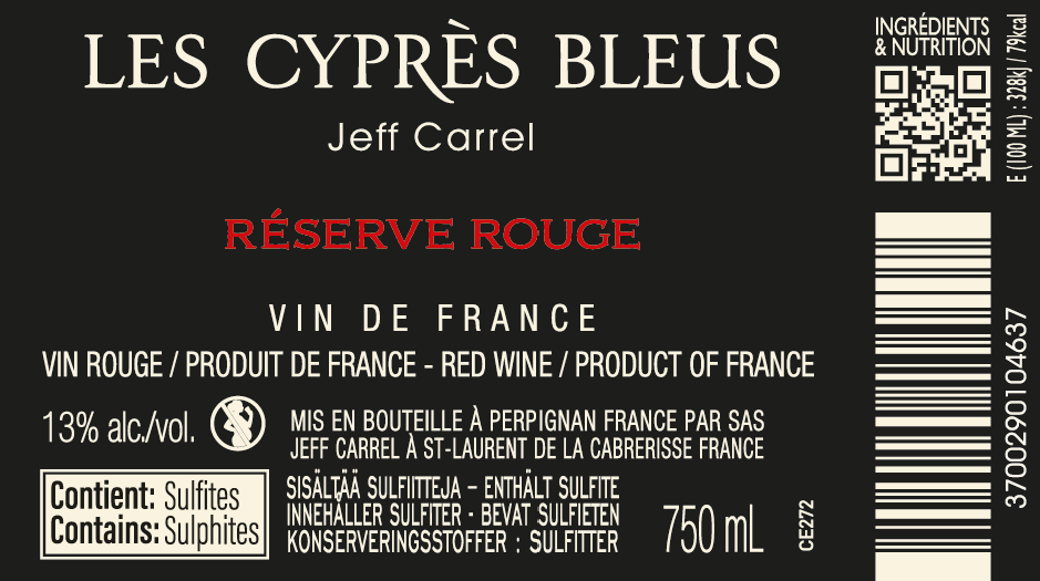 etiquette les mamettes by jeff carrel blanc