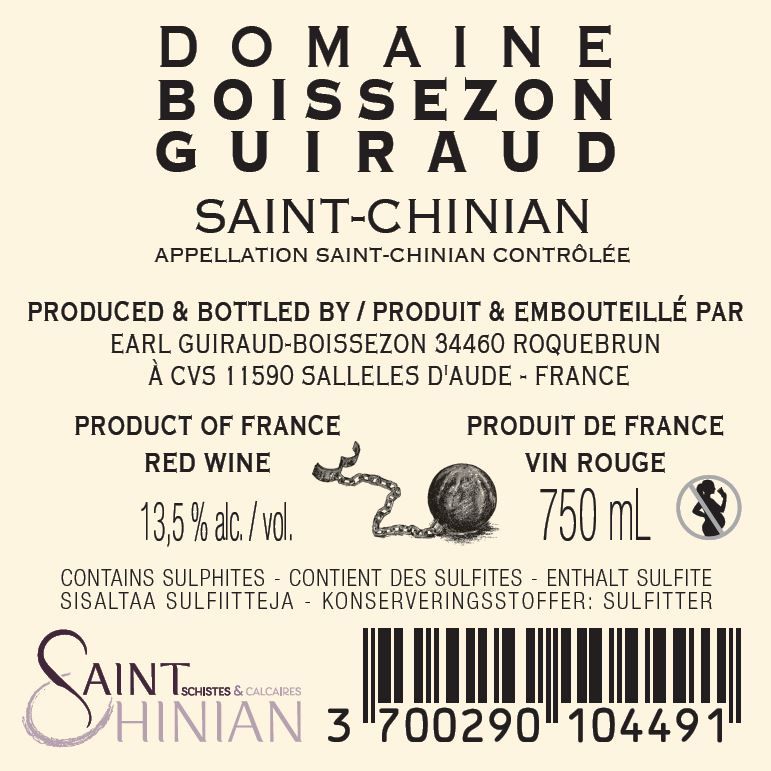 comme à cayenne CONTRE ETIQUETTE vin