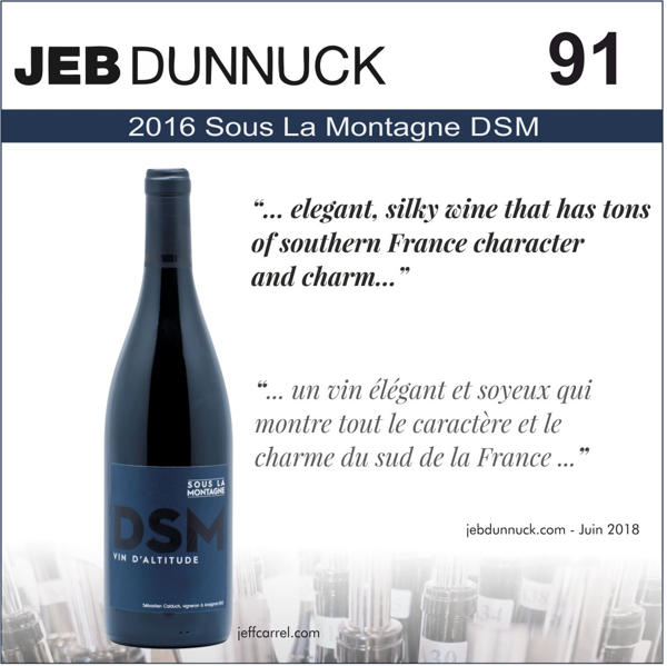 Jeb Dunnuck note DSM Sous La Montagne
