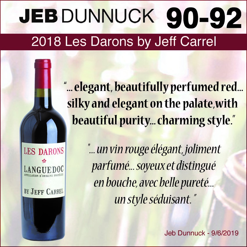 Robert Parker note Les Darons 2018