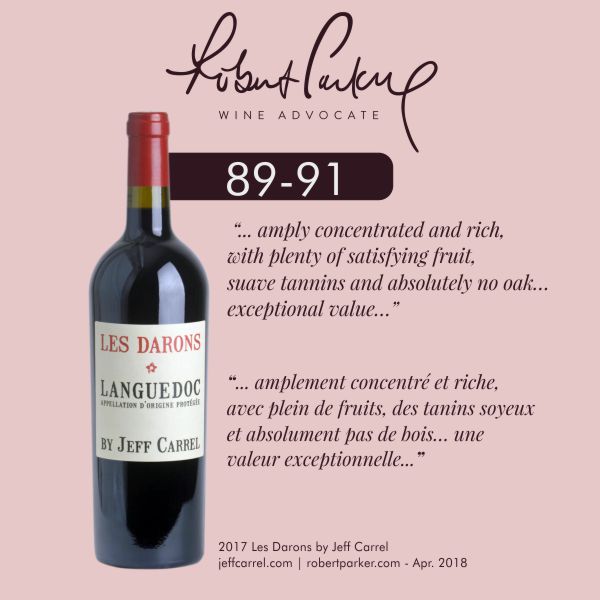 2018 Robert Parker note Les Darons 2017