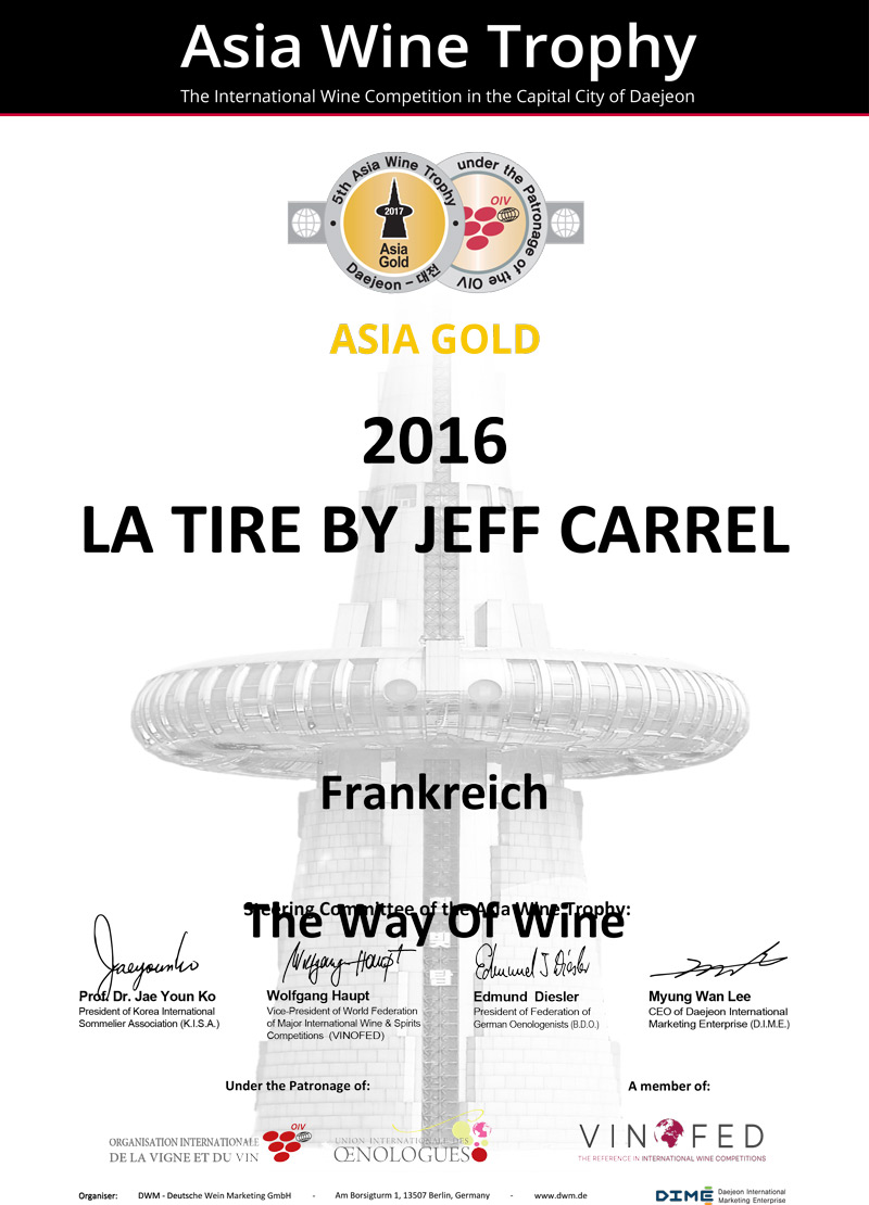 Asia Wine Trophy 2017 Medaille Or La Tire By Jeff Carrel 16
