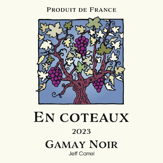 Le vin des intrépides by Jeff Carrel Etiquette