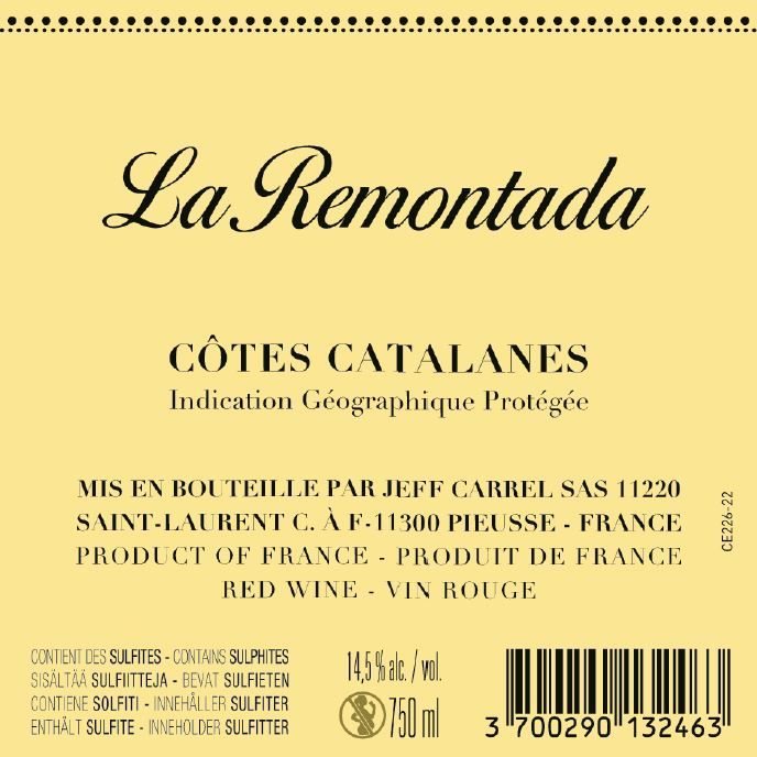 Bistrologie vin blanc by Jeff Carrel Etiquette