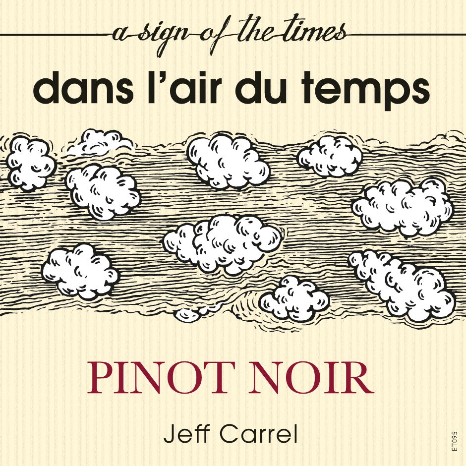 Le vin des intrépides by Jeff Carrel Etiquette
