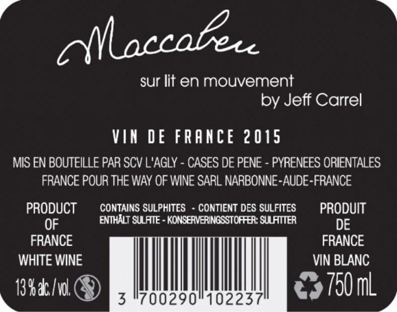 maccabeu  BY JEFF CARREL
