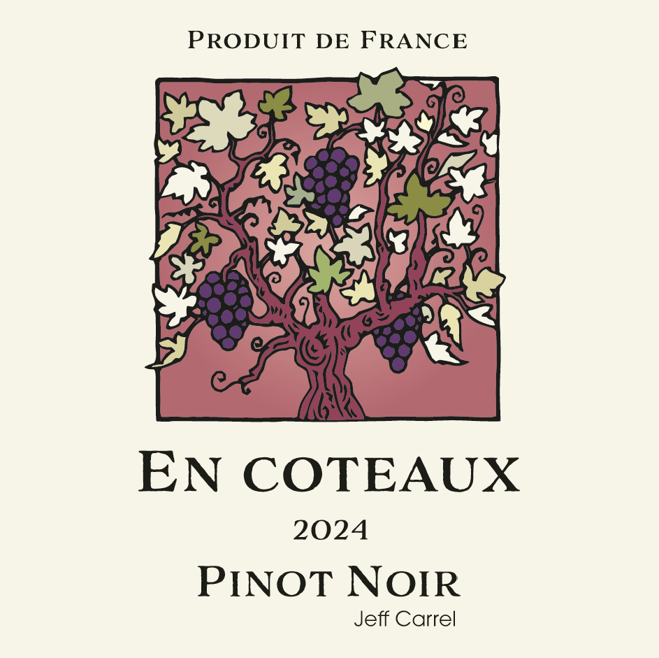 Le vin des intrépides by Jeff Carrel Etiquette