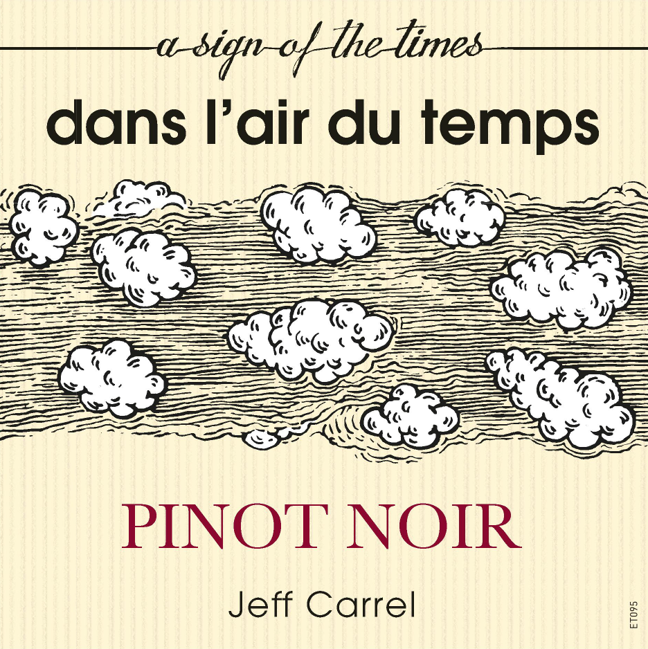 Le vin des intrépides by Jeff Carrel Etiquette