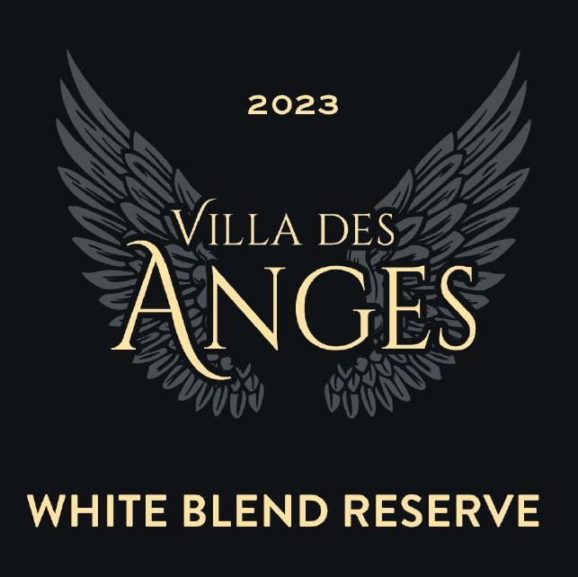 VIN BLANC VILLA DES ANGES by Jeff Carrel Etiquette