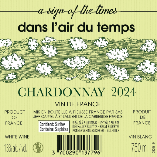 SAUVIGNON  BY JEFF CARREL CONTRE ETIQUETTE