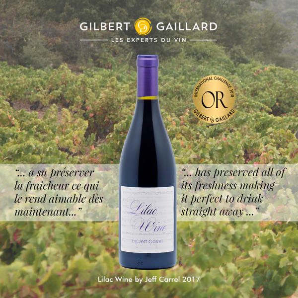 lilac wine 2017 GILBERT ET GAILLARD