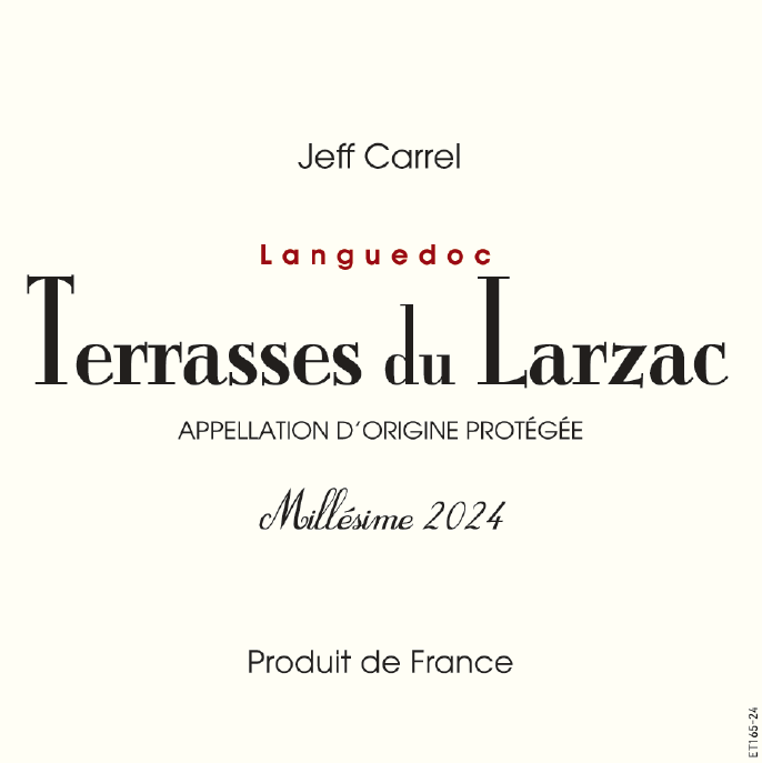 la bette vin Rouge by Jeff Carrel Etiquette