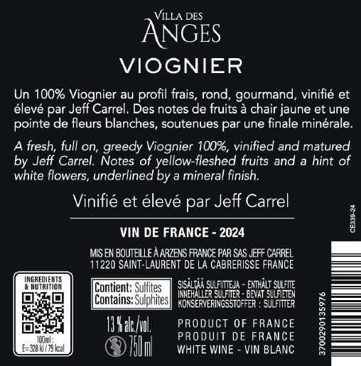 La tire vin rouge by Jeff Carrel Etiquette