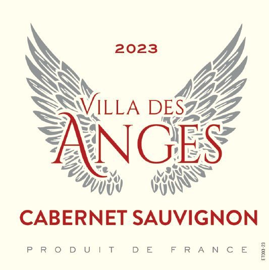 ROUGE villa des anges by Jeff Carrel Etiquette