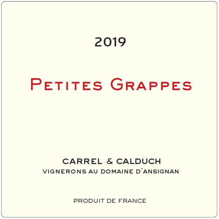 Etiquette les petites grappes