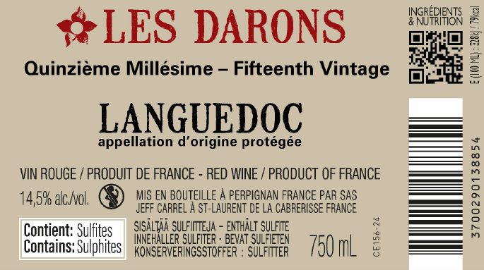 Bistrologie vin blanc by Jeff Carrel Etiquette