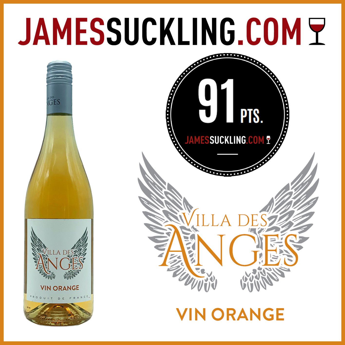 VILLA DES ANGES VIN ORANGE JAMES SUCKLING