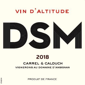 Etiquette vin Fitou Sous la montagne