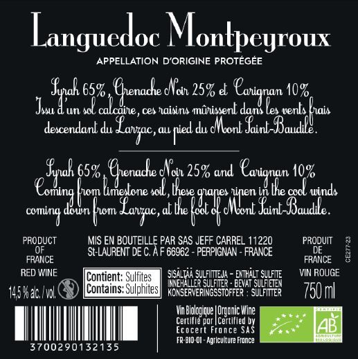 LA BETTE by Jeff Carrel contre Etiquette