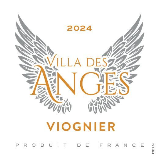 VIN BLANC VILLA DES ANGES by Jeff Carrel Etiquette
